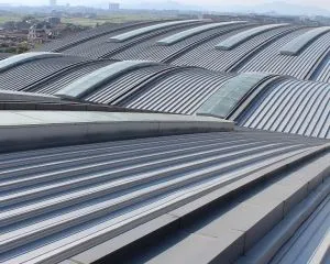 Hoge rib staande naad dakplaten voor gymnasium
